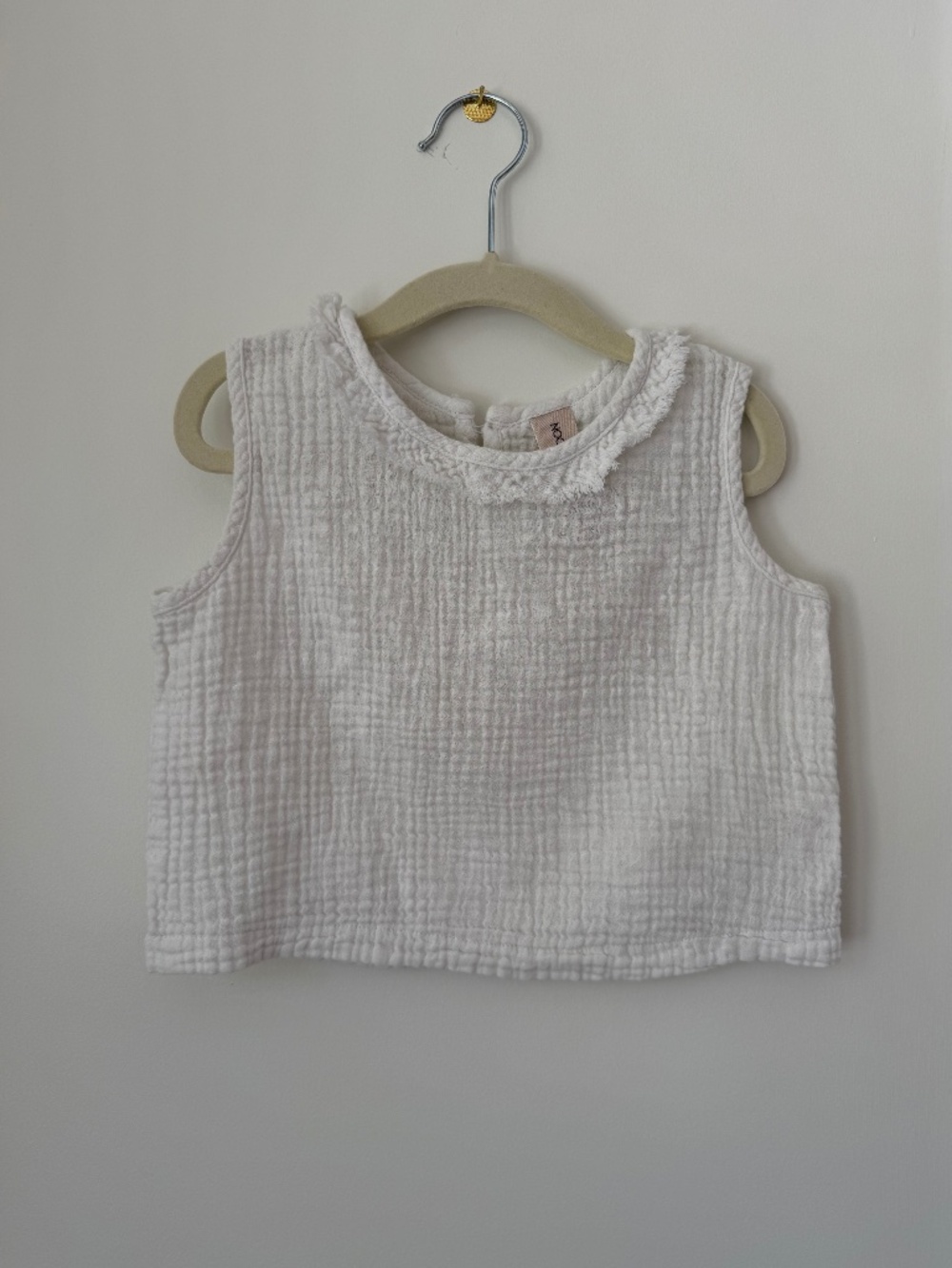 Cotton Gauze Crop Tank